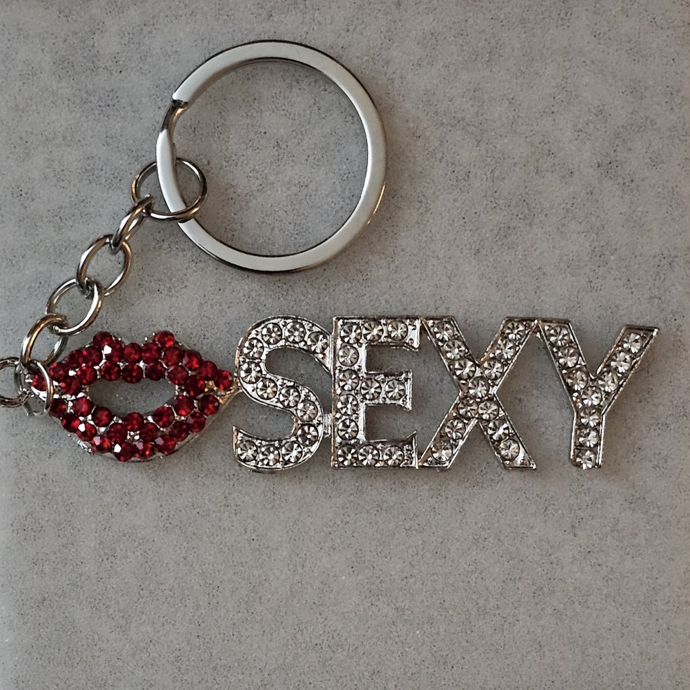 Keychain Silver Sexy